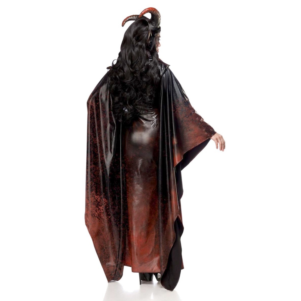 Mask Paradise - Blood Demon Kostuum - Rood/Zwart